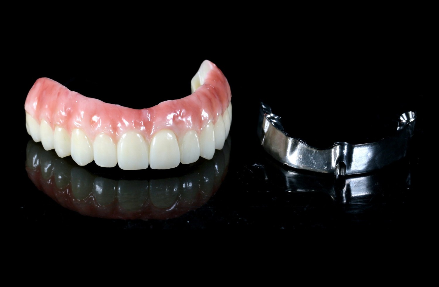 Final full-arch prosthesis and framework support reference